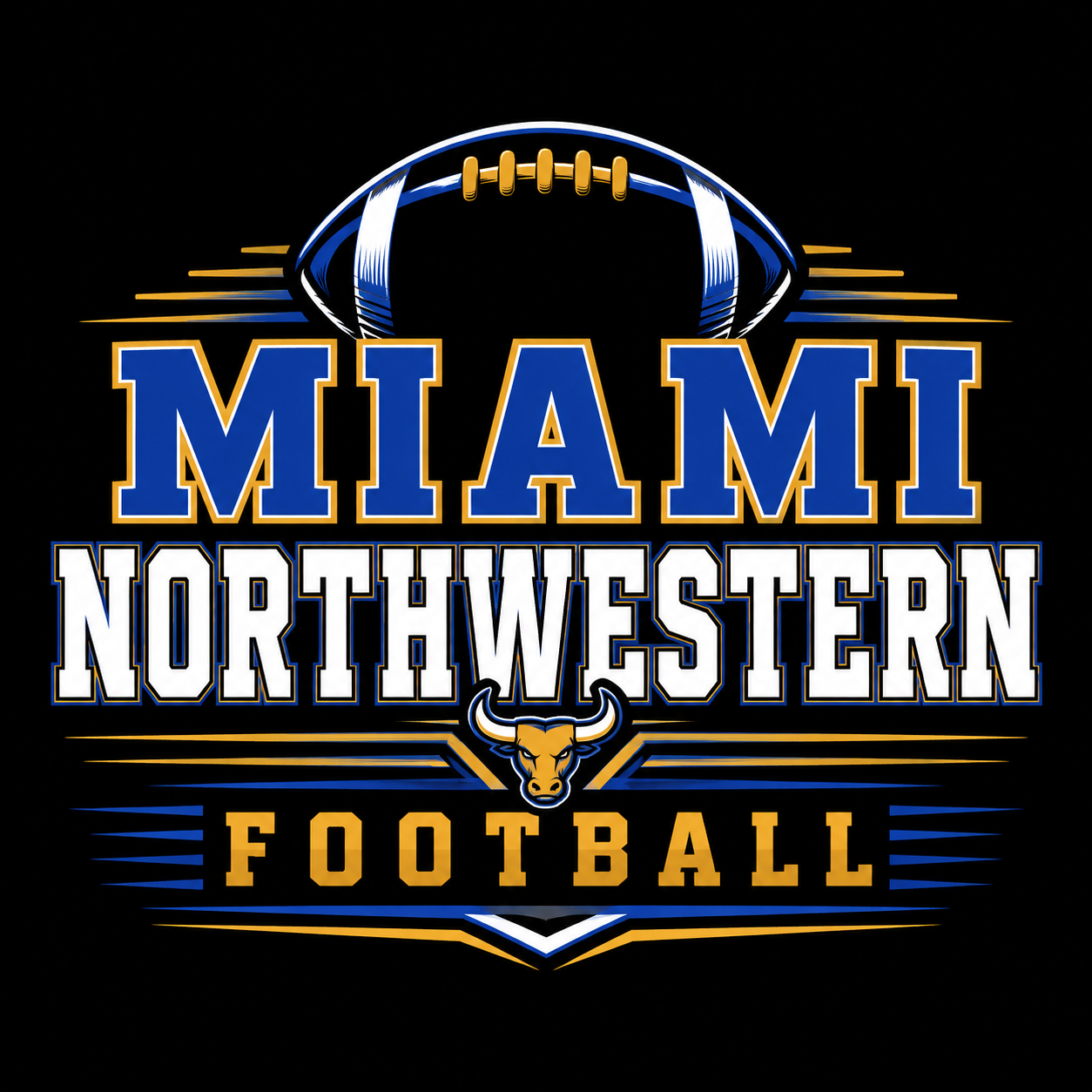 Miami Northwestern Football Emblem